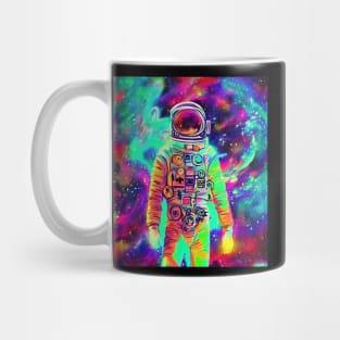 Vibrant Astronaut & Galaxy Mug